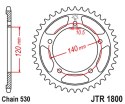 JT ZĘBATKA TYLNA 4409 44 TRIUMPH TIGER 1050 '07-'13 (440944JT) (ŁAŃC. 530) KOLOR CZARNY
