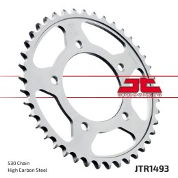 JT ZĘBATKA TYLNA 4542 42 KAWASAKI ZZR 1400 '06-'18 (454242JT) (ŁAŃC. 530) (CZARNA)
