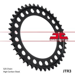 JT ZĘBATKA TYLNA 4613 41 BMW F 650 GS '09-'12, F800GS 08-18 (-1) (461341JT) (ŁAŃC. 525) CZARNA