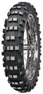 MITAS OPONA 130/90-18 EF-07 69R TT SUPER LIGHT ENDURO FIM (ZIELONY PASEK) TYŁ DOT 40/2022 (26278) (wycofane)