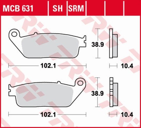TRW ZF KLOCKI HAMULCOWE KH196 SINTER YAMAHA RA 125/400 X-MAX '17-, YP 125/250 X-MAX '10-'16, YP 400 X-MAX '13-'16 PRZÓD TRW ZF KLOCKI HAMULCOWE KH196 SINTER YAMAHA RA 125/400 X-MAX '17-, YP 125/250 X-MAX '10-'16, YP 400 X-MAX '13-'16 PRZÓD