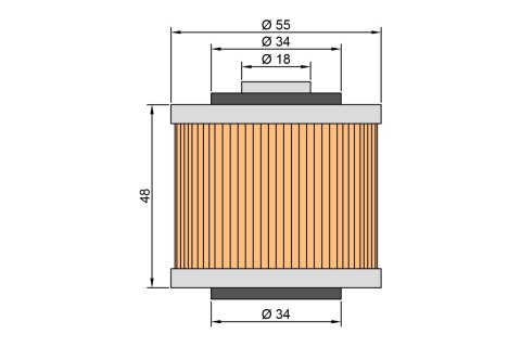 TWIN AIR FILTR OLEJU HF 145 YAMAHA XT/XV/XVS/TDM (50) TWIN AIR FILTR OLEJU HF 145 YAMAHA XT/XV/XVS/TDM (50)