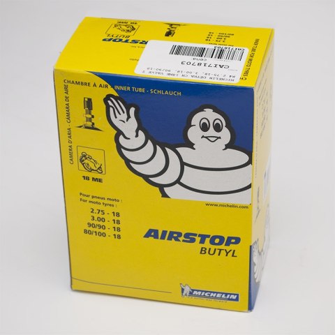 MICHELIN DĘTKA CH 18ME VALVE TR4 2.75-18, 3.00-18, 80/100-18, 90/90-18 MICHELIN DĘTKA CH 18ME VALVE TR4 2.75-18, 3.00-18, 80/100-18, 90/90-18