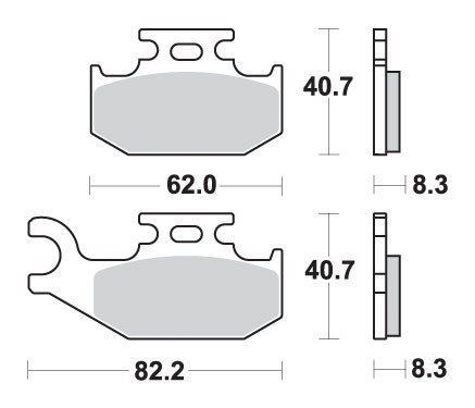 SBS PROMOCJA KLOCKI HAMULCOWE KH414 OFF-ROAD SINTER KOLOR ZŁOTY SBS PROMOCJA KLOCKI HAMULCOWE KH414 OFF-ROAD SINTER KOLOR ZŁOTY