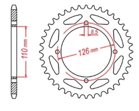 MTX PARTS ZĘBATKA TYLNA 4418 47 KAWASAKI KX 65 '02-'20 (JTR1465.47) (ŁAŃC. 420) MTX PARTS ZĘBATKA TYLNA 4418 47 KAWASAKI KX 65 '02-'20 (JTR1465.47) (ŁAŃC. 420)