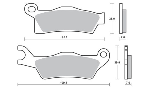 SBS KLOCKI HAMULCOWE KH617 OFF-ROAD SINTER KOLOR ZŁOTY CAN-AM OUTLANDER 800 / 1000 12-, RENEGADE 1000 12-, PRAWY PRZÓD / TYŁ SBS KLOCKI HAMULCOWE KH617 OFF-ROAD SINTER KOLOR ZŁOTY CAN-AM OUTLANDER 800 / 1000 12-, RENEGADE 1000 12-, PRAWY PRZÓD / TYŁ