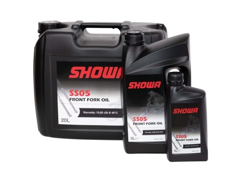 SHOWA OLEJ DO TELESKOPÓW / AMORTYZATORÓW / ZAWIESZENIA FRONT FORK OIL SS05 5W (15,65 cSt) 1L (12) (AKC) SHOWA OLEJ DO TELESKOPÓW / AMORTYZATORÓW / ZAWIESZENIA FRONT FORK OIL SS05 5W (15,65 cSt) 1L (12) (AKC)