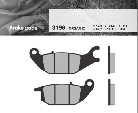 BRENTA KLOCKI HAMULCOWE KH343 HONDA MONKEY 125 '19-, CBR 125 04-10, XL 125 V VARADERO 01-11, YAMAHA YZF 150 14-, TRICITY 125 '14 BRENTA KLOCKI HAMULCOWE KH343 HONDA MONKEY 125 '19-, CBR 125 04-10, XL 125 V VARADERO 01-11, YAMAHA YZF 150 14-, TRICITY 125 '14