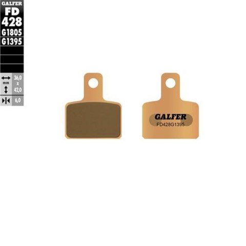 GALFER KLOCKI HAMULCOWE KH495 SPIEK METALICZNY (ZŁOTE) TRIAL GALFER KLOCKI HAMULCOWE KH495 SPIEK METALICZNY (ZŁOTE) TRIAL