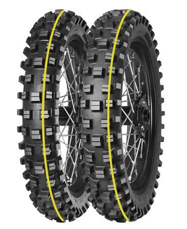 MITAS OPONA 110/90-19 TERRA FORCE-EX XT SUPER 62R TT (ŻÓŁTY PASEK) TYŁ DOT 01-47/2024 (460105) (zamiennik:70000285)
