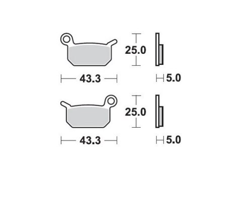 MOTO-MASTER KLOCKI HAMULCOWE KH325 SINTER METAL OEM: 11 (SINTERPRO RACING) KTM SXE -5 ELECTRIC 19- SX 50 09-, SX 65 04-08, HUSQV MOTO-MASTER KLOCKI HAMULCOWE KH325 SINTER METAL OEM: 11 (SINTERPRO RACING) KTM SXE -5 ELECTRIC 19- SX 50 09-, SX 65 04-08, HUSQV