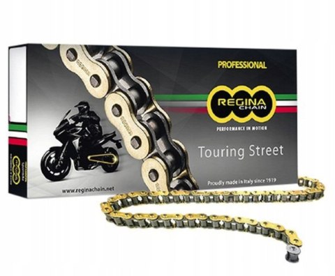 REGINA ŁAŃCUCH NAPĘDOWY 520ZRT (112OGNIW) Z-RING TOURING-STREET DO 750 CCM ZŁOTY (ZAPINKA+ZAKUWKA) (135ZRT/1004) REGINA ŁAŃCUCH NAPĘDOWY 520ZRT (112OGNIW) Z-RING TOURING-STREET DO 750 CCM ZŁOTY (ZAPINKA+ZAKUWKA) (135ZRT/1004)