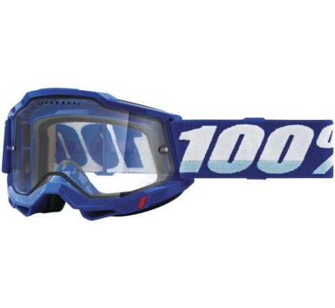100 PROCENT GOGLE ACCURI 2 BLUE - DUAL PANE CLEAR - KOLOR NIEBIESKI/BIAŁY SZYBKA PRZEŻROCZYSTA PODWÓJNA 100 PROCENT GOGLE ACCURI 2 BLUE - DUAL PANE CLEAR - KOLOR NIEBIESKI/BIAŁY SZYBKA PRZEŻROCZYSTA PODWÓJNA