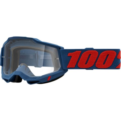 100 PROCENT GOGLE ACCURI 2 ODEON - CLEAR LENS - KOLOR NIEBIESKI/CZERWONY SZYBKA PRZEŹROCZYSTA 100 PROCENT GOGLE ACCURI 2 ODEON - CLEAR LENS - KOLOR NIEBIESKI/CZERWONY SZYBKA PRZEŹROCZYSTA