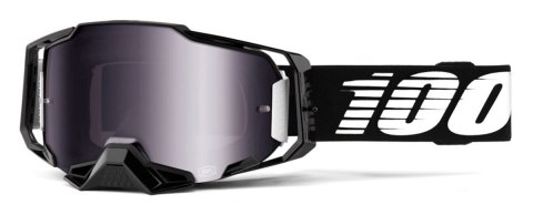 100 PROCENT GOGLE ARMEGA BLACK - MIRROR SILVER LENS - KOLOR CZARNY SZYBKA SREBRNE LUSTRO 100 PROCENT GOGLE ARMEGA BLACK - MIRROR SILVER LENS - KOLOR CZARNY SZYBKA SREBRNE LUSTRO