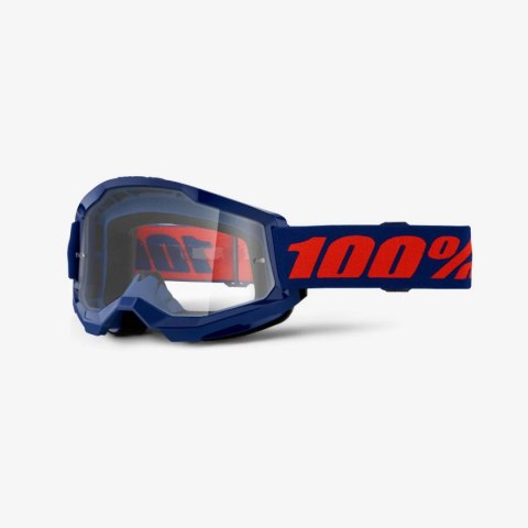 100 PROCENT GOGLE STRATA 2 NAVY - CLEAR LENS - KOLOR GRANATOWY/CZERWONY SZYBKA PRZEŹROCZYSTA 100 PROCENT GOGLE STRATA 2 NAVY - CLEAR LENS - KOLOR GRANATOWY/CZERWONY SZYBKA PRZEŹROCZYSTA