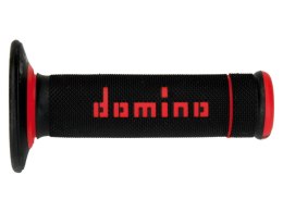 DOMINO MANETKI (GRIPY) OFF ROAD X-TREME DWUSKŁADNIKOWE KOLOR CZARNY/CZERWONY