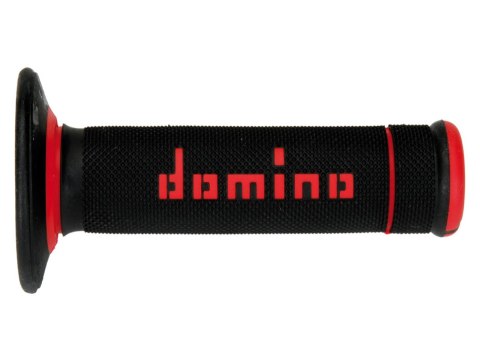 DOMINO MANETKI (GRIPY) OFF ROAD X-TREME DWUSKŁADNIKOWE KOLOR CZARNY/CZERWONY DOMINO MANETKI (GRIPY) OFF ROAD X-TREME DWUSKŁADNIKOWE KOLOR CZARNY/CZERWONY