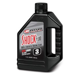 MAXIMA RACING OILS OLEJ DO CENTRALNEGO AMORTYZATORA SYNTHETIC RACING SHOCK FLUID LIGHT 3WT 946 ML (1 LITR) (12) (AKC)