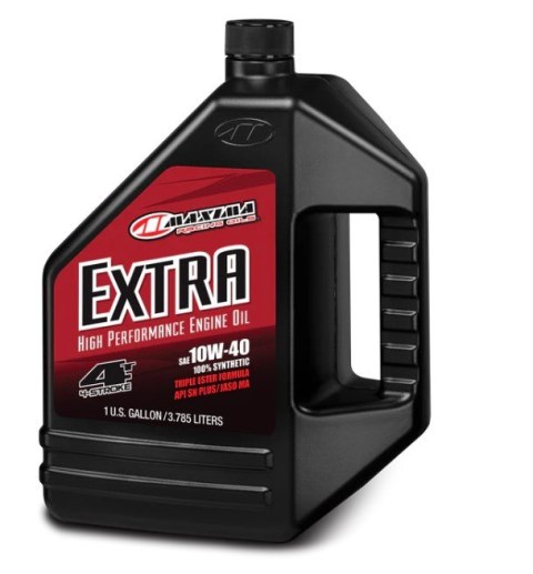 MAXIMA RACING OILS OLEJ SILNIKOWY EXTRA 10W40 100% SYNTHETIC 3.785 LITRY (4) (AKC)