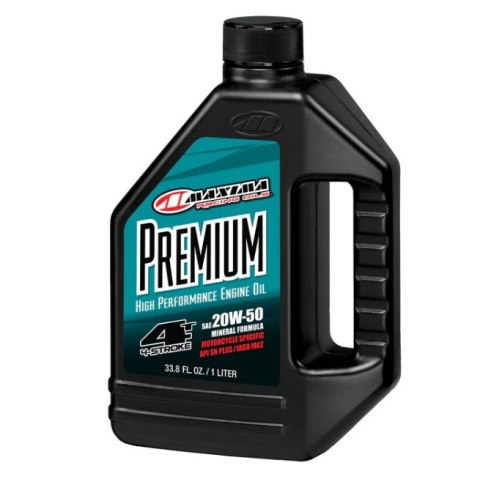 MAXIMA RACING OILS OLEJ SILNIKOWY MINERALNY PREMIUM 20W50 1 LITR (12) (AKC)