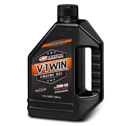 MAXIMA RACING OILS OLEJ SILNIKOWY MINERALNY V-TWIN MINERAL 20W50 1 LITR (12) (AKC) MAXIMA RACING OILS OLEJ SILNIKOWY MINERALNY V-TWIN MINERAL 20W50 1 LITR (12) (AKC)