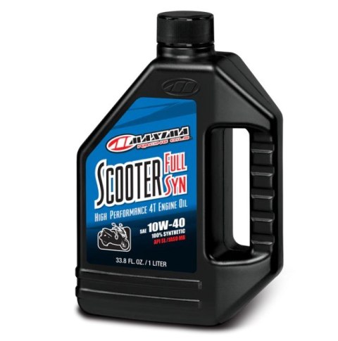 MAXIMA RACING OILS OLEJ SILNIKOWY SYNTETYCZNY SCOOTER FULL SYN 10W40 1 LITR (12) (AKC)
