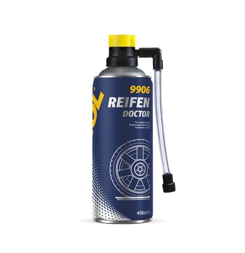 MANNOL REIFEN DOCTOR 450ML - ŚRODEK DO NAPRAWY OPON SPRAY (SOS) (9906) (12) MANNOL REIFEN DOCTOR 450ML - ŚRODEK DO NAPRAWY OPON SPRAY (SOS) (9906) (12)