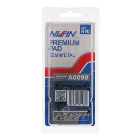 NISSIN 2024/10 KLOCKI HAMULCOWE KH104 PREMIUM SEMI-METALLIC (SPIEK METALICZNY) (ECE R90) (MADE IN JAPAN) (2P-209NS) NISSIN 2024/10 KLOCKI HAMULCOWE KH104 PREMIUM SEMI-METALLIC (SPIEK METALICZNY) (ECE R90) (MADE IN JAPAN) (2P-209NS)