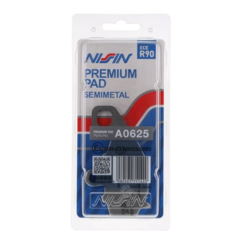 NISSIN KLOCKI HAMULCOWE KH192 PREMIUM SEMI-METALLIC (SPIEK METALICZNY) (ECE R90) (MADE IN JAPAN) (2P-269NS) NISSIN KLOCKI HAMULCOWE KH192 PREMIUM SEMI-METALLIC (SPIEK METALICZNY) (ECE R90) (MADE IN JAPAN) (2P-269NS)