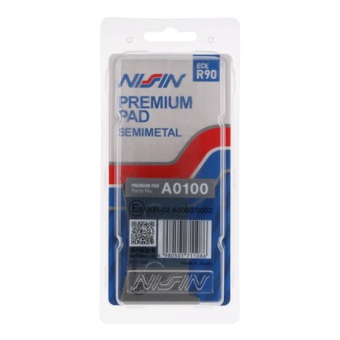 NISSIN 2024/10 KLOCKI HAMULCOWE KH252 / KH380 PREMIUM SEMI-METALLIC (SPIEK METALICZNY) (ECE R90) (MADE IN JAPAN) (2P-210NS) NISSIN 2024/10 KLOCKI HAMULCOWE KH252 / KH380 PREMIUM SEMI-METALLIC (SPIEK METALICZNY) (ECE R90) (MADE IN JAPAN) (2P-210NS)
