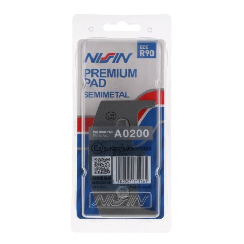 NISSIN 2024/10 KLOCKI HAMULCOWE KH80 PREMIUM SEMI-METALLIC (SPIEK METALICZNY) (ECE R90) (MADE IN JAPAN) (2P-222NS) NISSIN 2024/10 KLOCKI HAMULCOWE KH80 PREMIUM SEMI-METALLIC (SPIEK METALICZNY) (ECE R90) (MADE IN JAPAN) (2P-222NS)