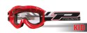 PROGRIP GOGLE PG3101-107 ATZAKI CH KID DZIECIĘCE KOLOR CZERWONY (SZYBA PG3113CH PRZEZROCZYSTA 1MM PODWÓJNA, NO FOG, ANTI UV) (31