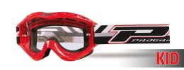 PROGRIP GOGLE PG3101-107 ATZAKI CH KID DZIECIĘCE KOLOR CZERWONY (SZYBA PG3113CH PRZEZROCZYSTA 1MM PODWÓJNA, NO FOG, ANTI UV) (31