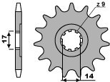 PBR WYPRZEDAZ ZĘBATKA PRZEDNIA 210 12 18NC CAGIVA Z12 (ŁAŃC. 428) PBR WYPRZEDAZ ZĘBATKA PRZEDNIA 210 12 18NC CAGIVA Z12 (ŁAŃC. 428)