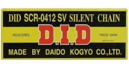 DID ŁAŃCUSZEK ROZRZĄDU SCR0412SV-146 (146-OGNIW) ZAKUTY (ZAMKNIĘTY)
