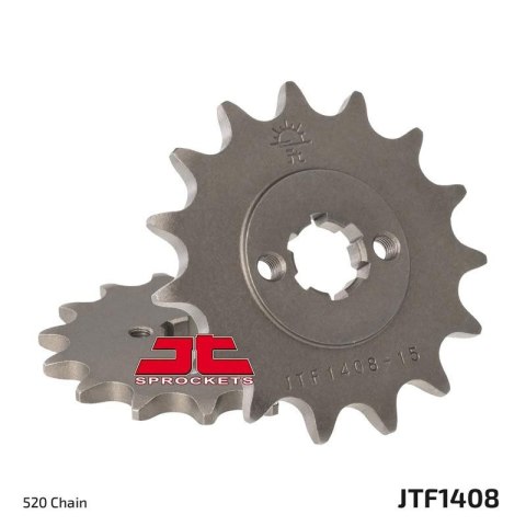 JT ZĘBATKA PRZEDNIA 422 15 SUZUKI RV200 VAN VAN '15-19',TSR200 (TS) '90-92' (42215JT) (ŁAŃC. 520) JT ZĘBATKA PRZEDNIA 422 15 SUZUKI RV200 VAN VAN '15-19',TSR200 (TS) '90-92' (42215JT) (ŁAŃC. 520)