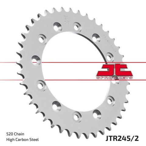 JT ZĘBATKA TYLNA 270 40 YAMAHA YZ/YZF/WRF '99-'24 (27040JT) (JTR245/2.40) (ŁAŃC. 520) JT ZĘBATKA TYLNA 270 40 YAMAHA YZ/YZF/WRF '99-'24 (27040JT) (JTR245/2.40) (ŁAŃC. 520)
