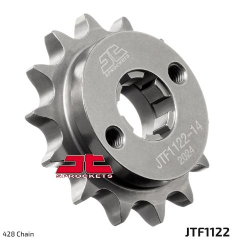 JT ZĘBATKA PRZEDNIA 1122 14 BETAMOTOR RR 125 LC '21-'23, FANTIC XEF / XMF 125 '21-, (112214JT) (ŁAŃC. 428) (OEM: 051.04.000.00.0