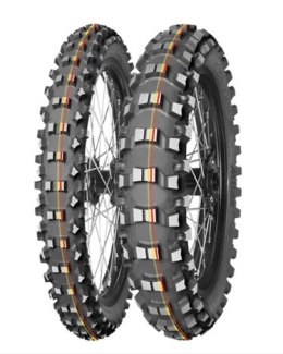 MITAS OPONA 80/100-12 TERRA FORCE-MX SM 50M (CZERWONO-ŻÓŁTY PASEK) TT TYŁ DOT 2024 (DOT:CJDC/PXDC) (460048) (ZAMIENNIK:70000169)