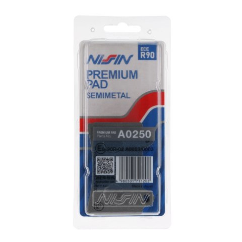 NISSIN KLOCKI HAMULCOWE KH123 PREMIUM SEMI-METALLIC (SPIEK METALICZNY) (ECE R90) (MADE IN JAPAN) (2P-228NS) NISSIN KLOCKI HAMULCOWE KH123 PREMIUM SEMI-METALLIC (SPIEK METALICZNY) (ECE R90) (MADE IN JAPAN) (2P-228NS)