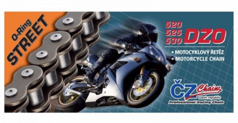 CZ ŁAŃCUCH NAPĘDOWY 525 DZO (108 OGNIW) O-RING BRONZE DO 900 CCM (STREET) (40,0 KN) + ZAKUWKA DRĄŻONA CZ ŁAŃCUCH NAPĘDOWY 525 DZO (108 OGNIW) O-RING BRONZE DO 900 CCM (STREET) (40,0 KN) + ZAKUWKA DRĄŻONA