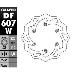 GALFER TARCZA HAMULCOWA TYŁ KTM SX/EXC/LC4 HUSABERG,HUSQVARNA,GAS GAS WAVE (220X110X4MM) (WZÓR OEM KTM) GALFER TARCZA HAMULCOWA TYŁ KTM SX/EXC/LC4 HUSABERG,HUSQVARNA,GAS GAS WAVE (220X110X4MM) (WZÓR OEM KTM)