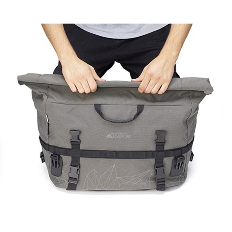 KAPPA TORBA NA SIEDZENIE, BAGAŻNIK LUB RAMIĘ 32L KOLOR SZARY (INSPIRING ADVENTURE) KAPPA TORBA NA SIEDZENIE, BAGAŻNIK LUB RAMIĘ 32L KOLOR SZARY (INSPIRING ADVENTURE)