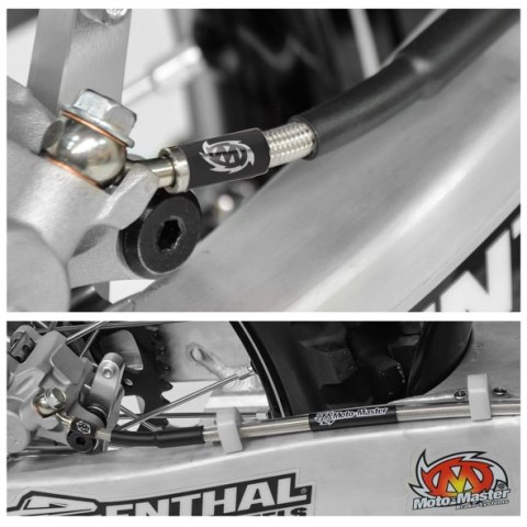 MOTO-MASTER PRZEWÓD HAMULCOWY W STALOWYM OPLOCIE TYŁ KTM SX/SXF/SX-F/EXC/EXCF/EXC-F '05- , HUSQVARNA TE/TC/FE/FC '14-'16, GASGAS MOTO-MASTER PRZEWÓD HAMULCOWY W STALOWYM OPLOCIE TYŁ KTM SX/SXF/SX-F/EXC/EXCF/EXC-F '05- , HUSQVARNA TE/TC/FE/FC '14-'16, GASGAS