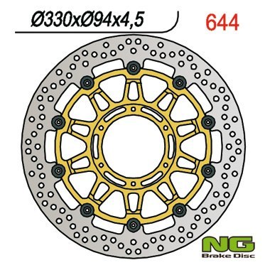 NG TARCZA HAMULCOWA PRZÓD HONDA CBR 900/929/954 RR 00-03 (330x94x4,5) PŁYWAJĄCA NG TARCZA HAMULCOWA PRZÓD HONDA CBR 900/929/954 RR 00-03 (330x94x4,5) PŁYWAJĄCA