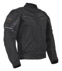 ROLEFF PROMOCJA KURTKA TEKSTYLNA KRÓTKA Z MEMBRANĄ WIND-TEX MODEL RIGA KOLOR CZARNY ROZMIAR 3XL