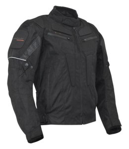 ROLEFF PROMOCJA KURTKA TEKSTYLNA KRÓTKA Z MEMBRANĄ WIND-TEX MODEL RIGA KOLOR CZARNY ROZMIAR XL