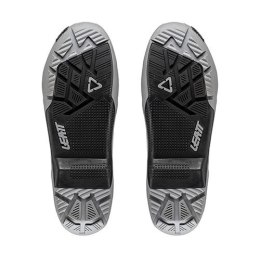 LEATT PODESZWA (PARA) DO BUTÓW CROSS 4.5/5.5 FLEXLOCK SOLE PAIR GREY/BLACK KOLOR SZARY/CZARNY ROZMIAR 42/43 (CZĘŚCI ZAMIENNE)