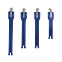 LEATT ZESTAW PASKÓW DO BUTÓW CROSS GPX 5.5 FLEXLOCK STRAP KIT BLUE KOLOR GRANATOWY (CZĘŚCI ZAMIENNE)